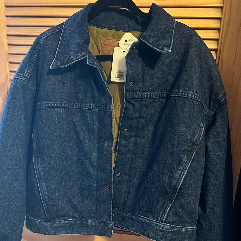 Levi’s denim jacket.
